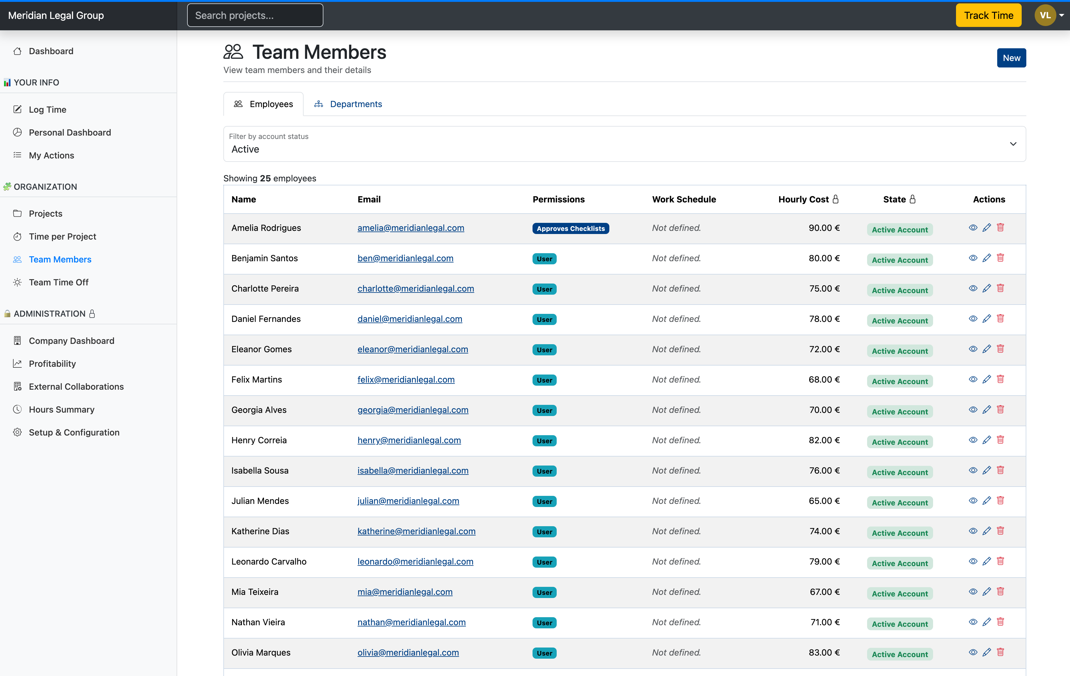 Employee & Workload Management
